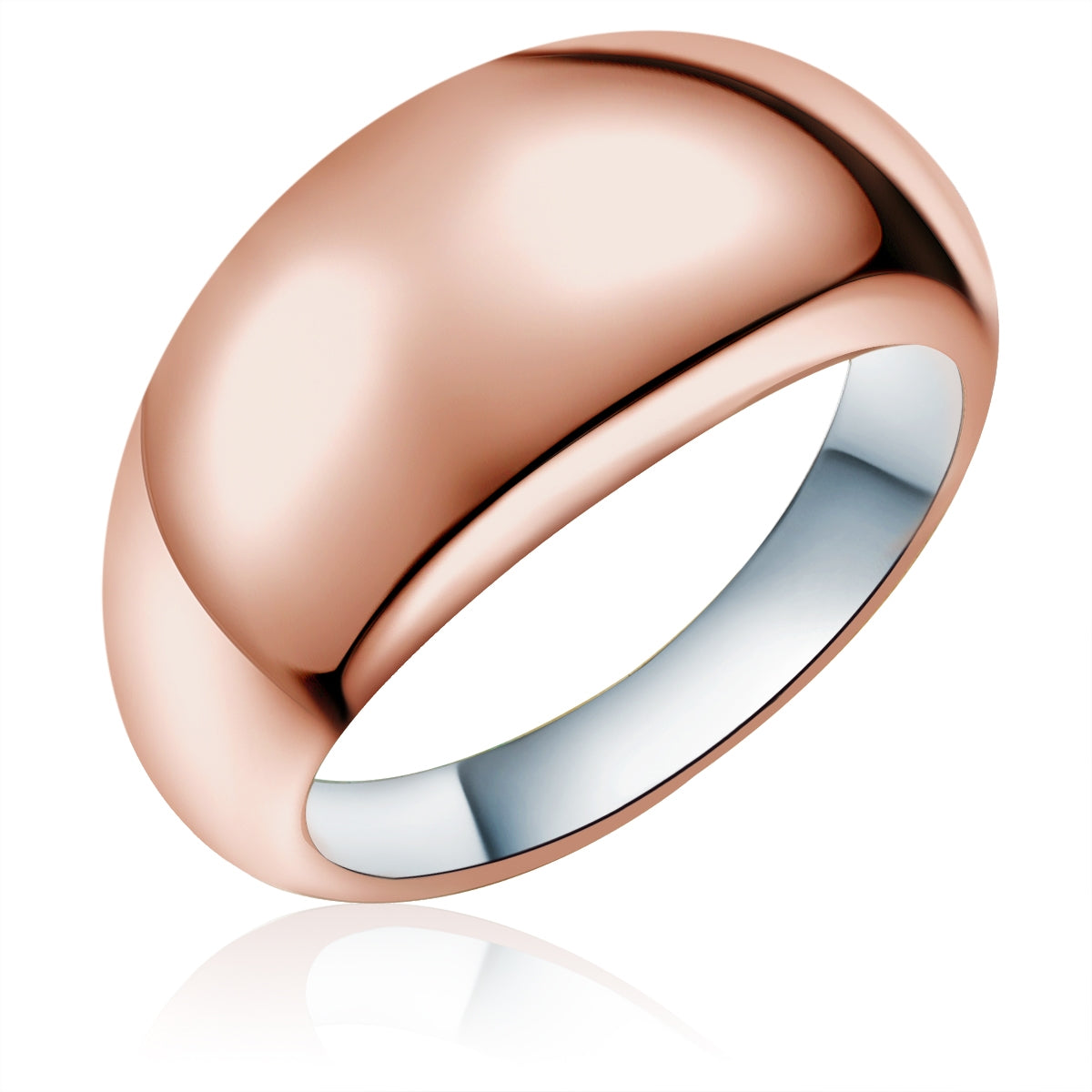 Ring Sterling Silber bi-Color