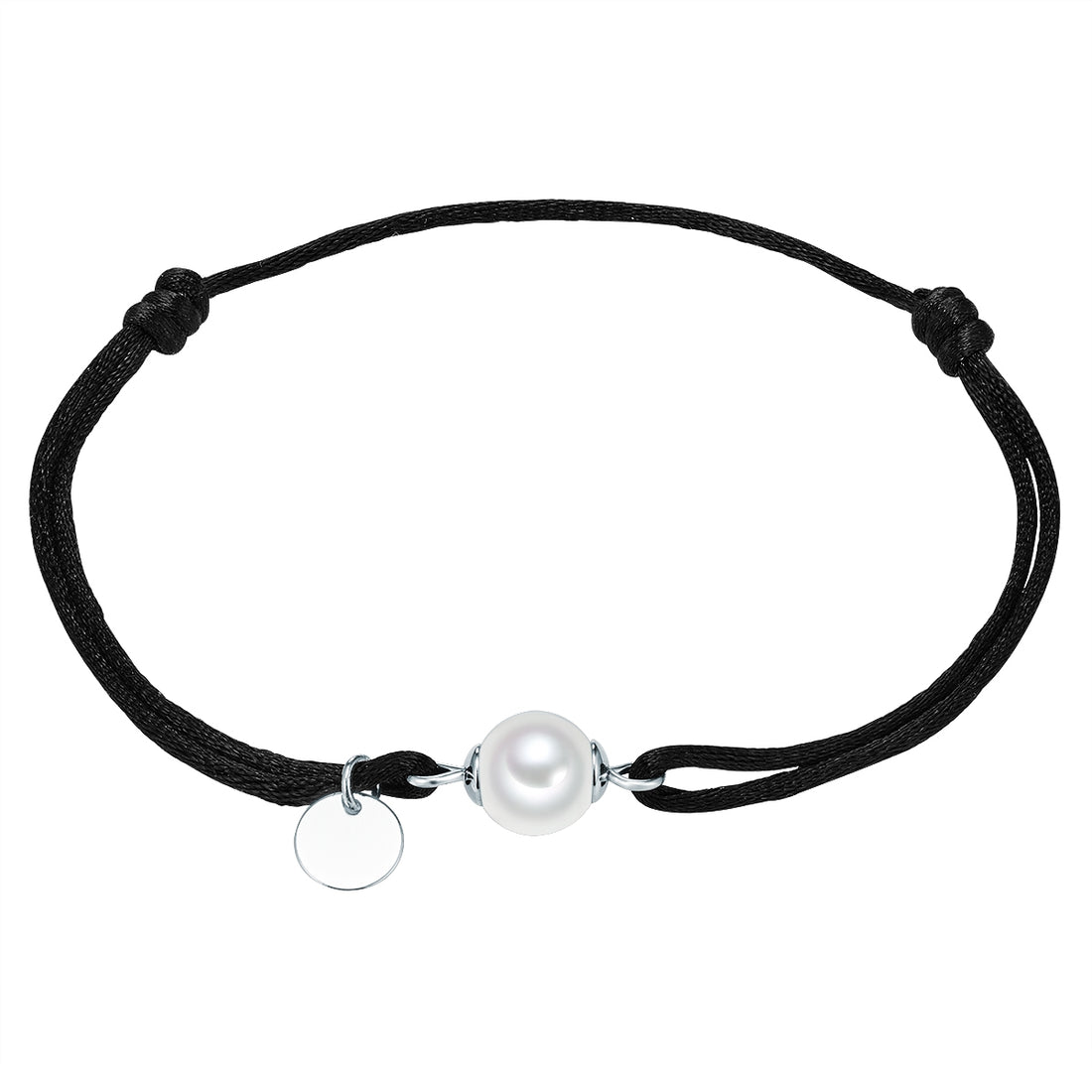 Armband Sterling Silber Muschelkernperle weiß